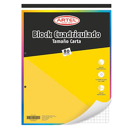BLOCK PREPICADO CARTA 7mm 80hj ARTEL