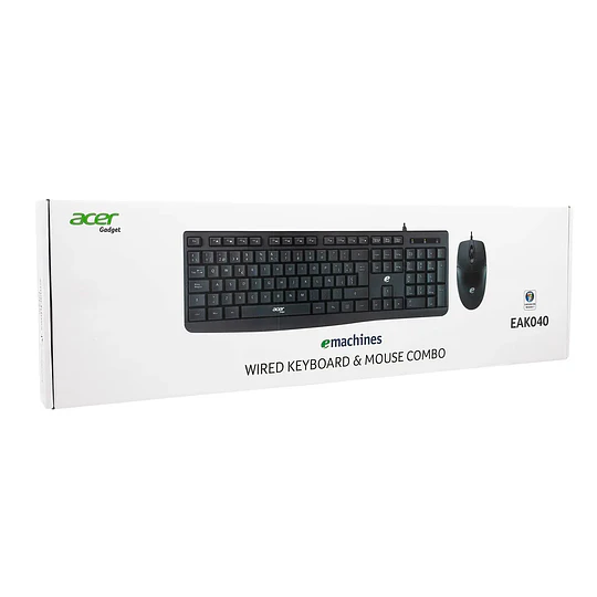 KIT TECLADO MOUSE C/CABLE EAK030 ACER
