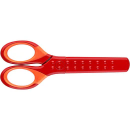 TIJERA ESCOLAR 14cm GRIP ROJO FABER