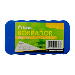 BORRADOR PIZARRA MAGNETICA AZUL TORRE 