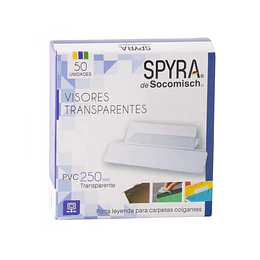 VISORES PLASTICO 50 un SOCOMISCH 