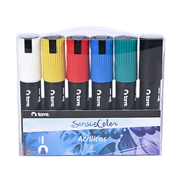 PLUMON ACRILICO JUMBO 15mm 6 col TORRE
