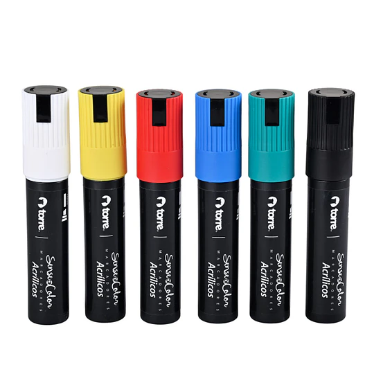 PLUMON ACRILICO JUMBO 15mm 6 col TORRE