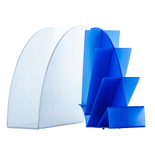 PORTALAPIZ ABANICO 4 SET AZUL SWORLD