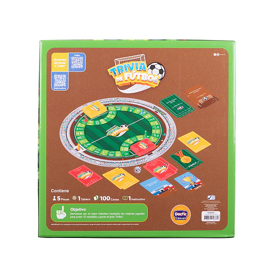 JUEGO TRIVIA FUTBOL DACTIC