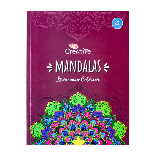 LIBRO COLOREAR MANDALA 023 ADIX