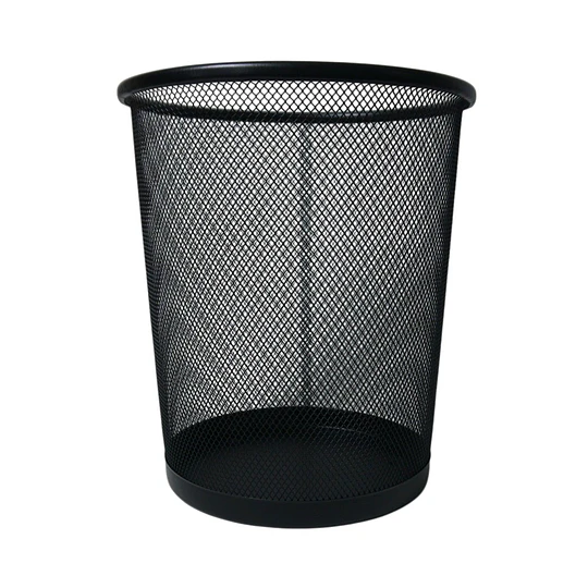 PAPELERO METAL REJILLA 23 DIAM x 26 ALTO