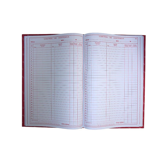 LIBRO DE ASISTENCIA 100 HJS REM 