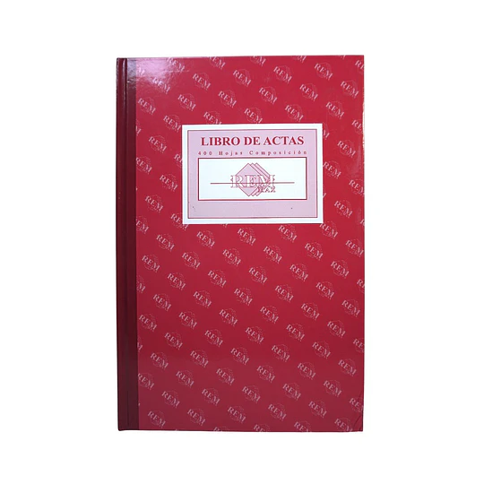 LIBRO DE ACTAS 400hj LINEA REM