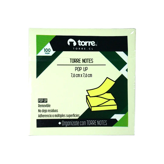 POST IT POP UP Z 7,6x7,6 100hj TORRE
