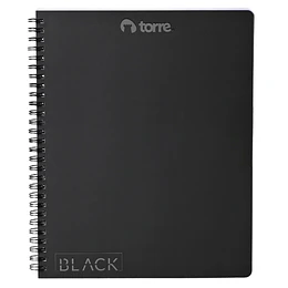 CUAD UNIV TORRE 100hj 7mm CLASICO NEGRO