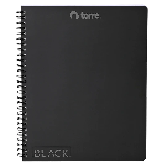 CUAD UNIV TORRE 100hj 7mm CLASICO NEGRO