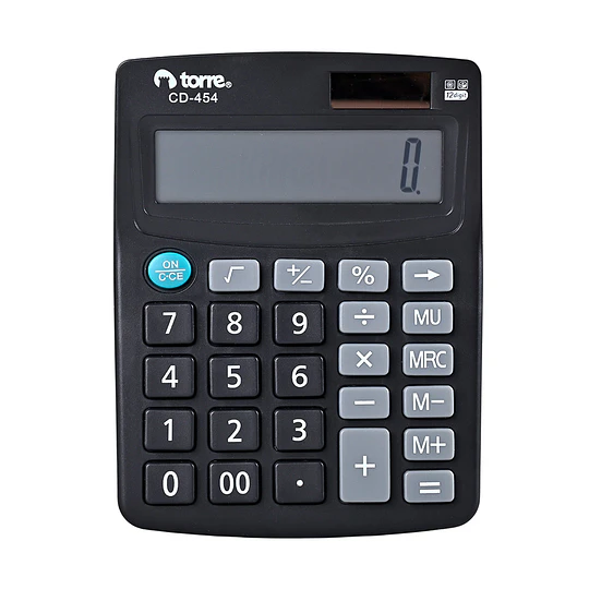 CALCULADORA 12 dig TORRE 13,8x10,6x26,5