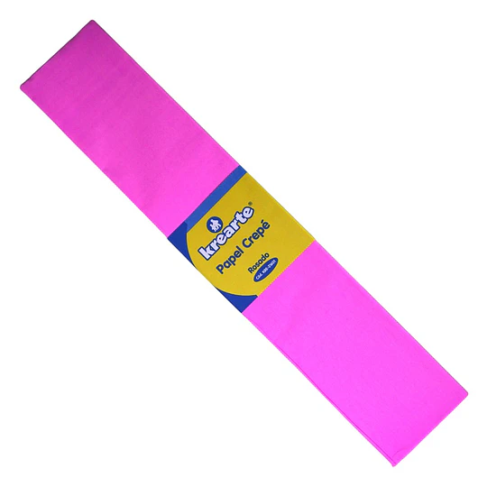 PAPEL CREPE ROSADO 0,50x2mt KREARTE
