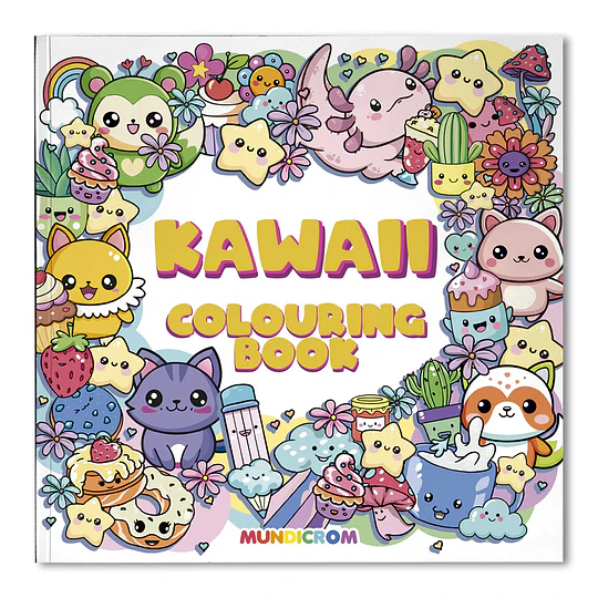 LIBRO P/PINTAR KAWAII MUNDICROM