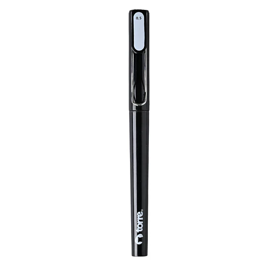 BOLIGRAFO ROLLER CLIP METAL 0,5 AZUL TORRE blister