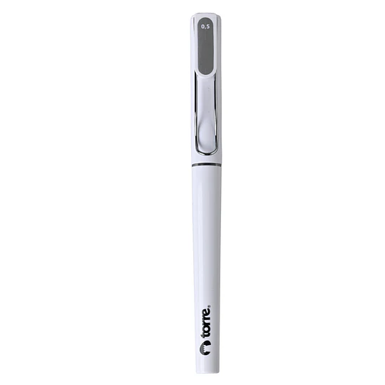 BOLIGRAFO ROLLER CLIP METAL 0,5 AZUL TORRE blister