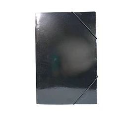 CARPETA C/ELASTICO OFICIO BUHO NEGRA