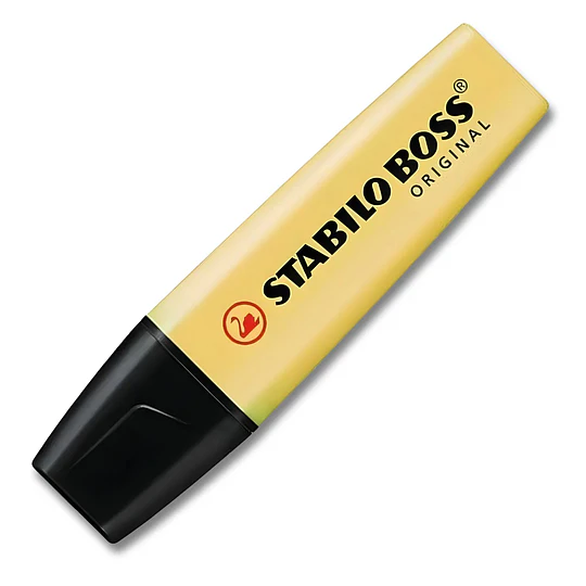 DESTACADOR STABILO BOSS AMARILLO PASTEL
