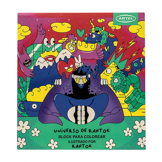 BLOCK P/COLOREAR UNIVERSO RAHTOK 350g 22x22 ARTEL