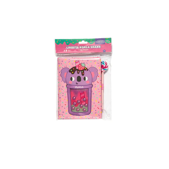 SET LIBRETA KOALA + BOLIGRAFO CANDY ARTEL