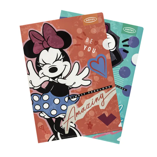 CARPETA PLASTICA L CARTA MINNIE  ARTEL 2 un