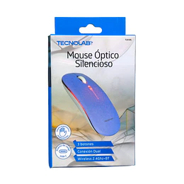 MOUSE INALAMBRICO TL812BL LILA TECNOLAB