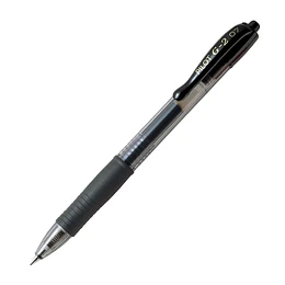 LAPIZ GEL PILOT G-2 0,7mm RETRACTIL NEGRO