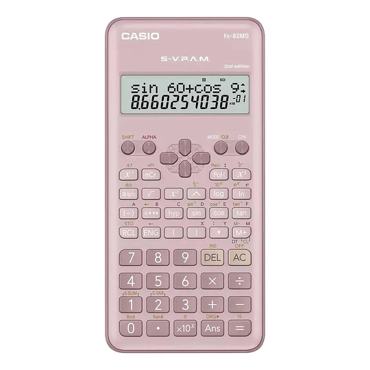 CALCULADORA CIENTIFICA CASIO FX82 MS PINK 2E