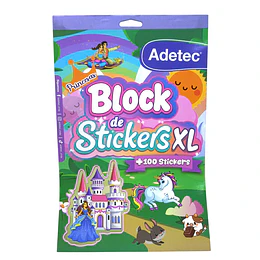 BLOCK STICKERS PRINCESAS 4hj  XL ADETEC