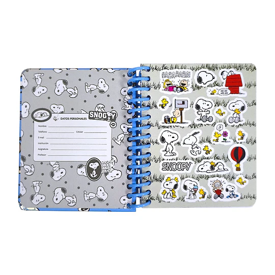CUAD POCKET 96hj LINEAL SNOOPY MOOVING