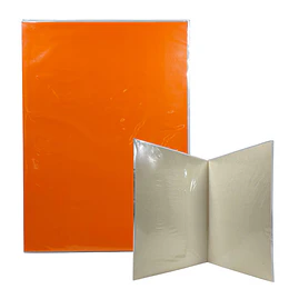 CARPETA PLASTIFICADA NARANJA