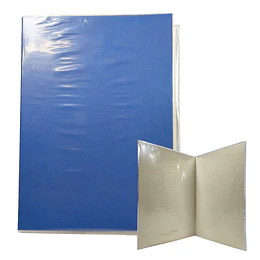 CARPETA PLASTIFICADA AZUL