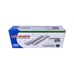 CORCHETE 26/6 X 5000 OFFIX