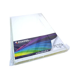 COUCHE AUTOADHES BLANCO SEMI MATTE OF 180gr 100hj