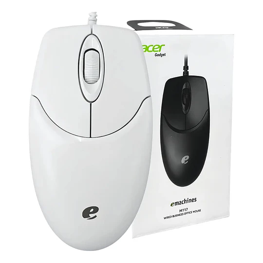 MOUSE C/CABLE M117 WH ACER BLANCO