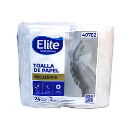 TOALLA 24 mt x 2 UN EXTRA BLANCO 2hj EXCELLE ELITE