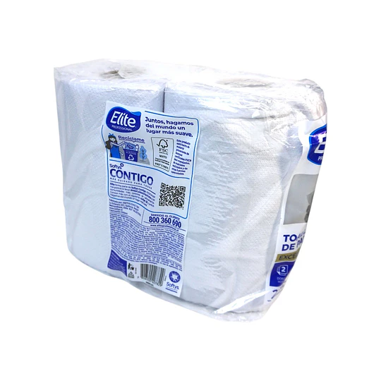 TOALLA 24 mt x 2 UN EXTRA BLANCO 2hj EXCELLE ELITE