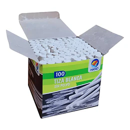 TIZA BLANCA CAJA 100 UNID. HAND