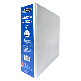 ARCHIVADOR 385 CARTA 3ANILLOS 3" BLANCO ACCO