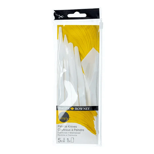 ESPATULAS PLASTICAS SIMPLY SET 5 un D&R