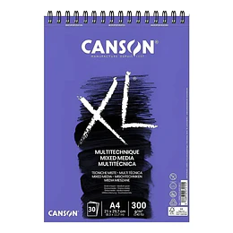 CROQUERA A4 30 hj 300 gm MIX MEDIA CANSON