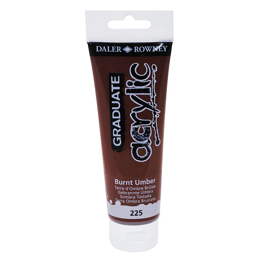 PINTURA ACRILICA 120ml SOMBRA TOSTADA GRADUATE 