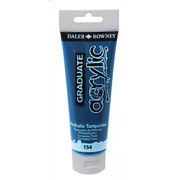 PINTURA ACRILICA 120ml TURQUESA GRADUATE 