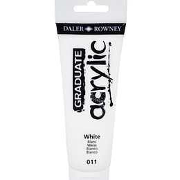 PINTURA ACRILICA 120ml BLANCA TITANIO GRADUATE D&R