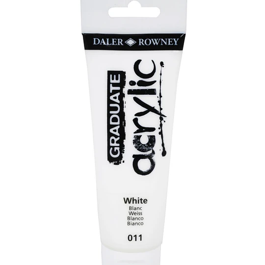 PINTURA ACRILICA 120ml BLANCA TITANIO GRADUATE D&R