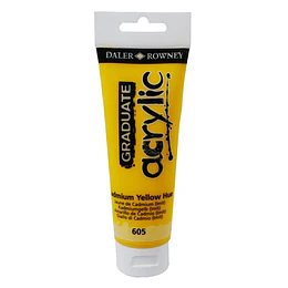 PINTURA ACRILICA 120ml AMARILLO CADMIO GRADUATE D&R