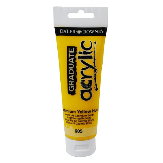 PINTURA ACRILICA 120ml AMARILLO CADMIO GRADUATE D&R