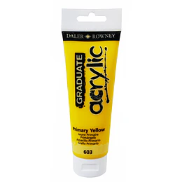 PINTURA ACRILICA 120ml AMARILLO GRADUATE D&R