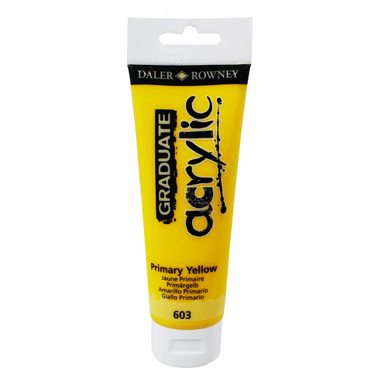 PINTURA ACRILICA 120ml AMARILLO GRADUATE D&R